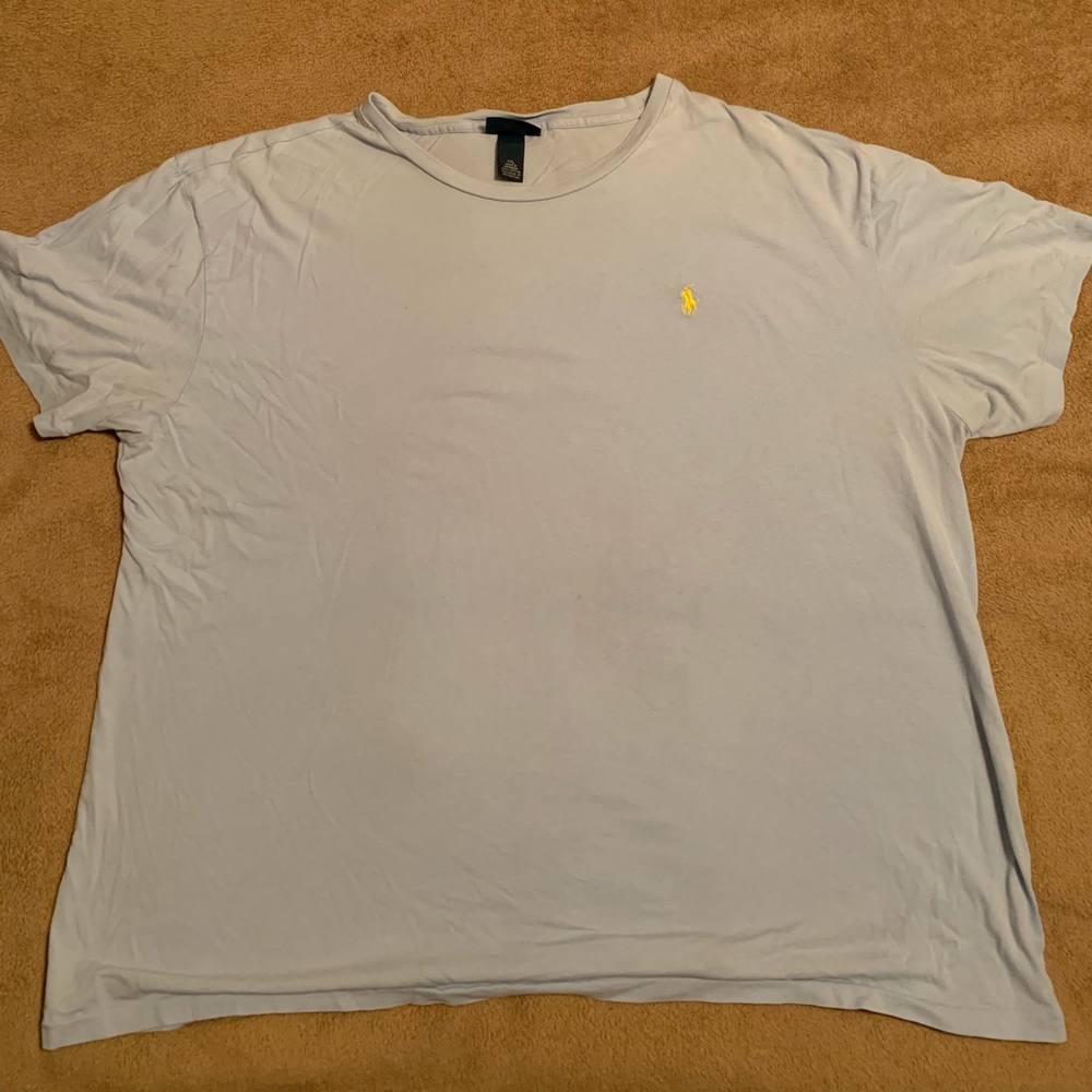 Polo Tee Shirt XXL Light Blue